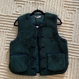 Re/done evergreen vest